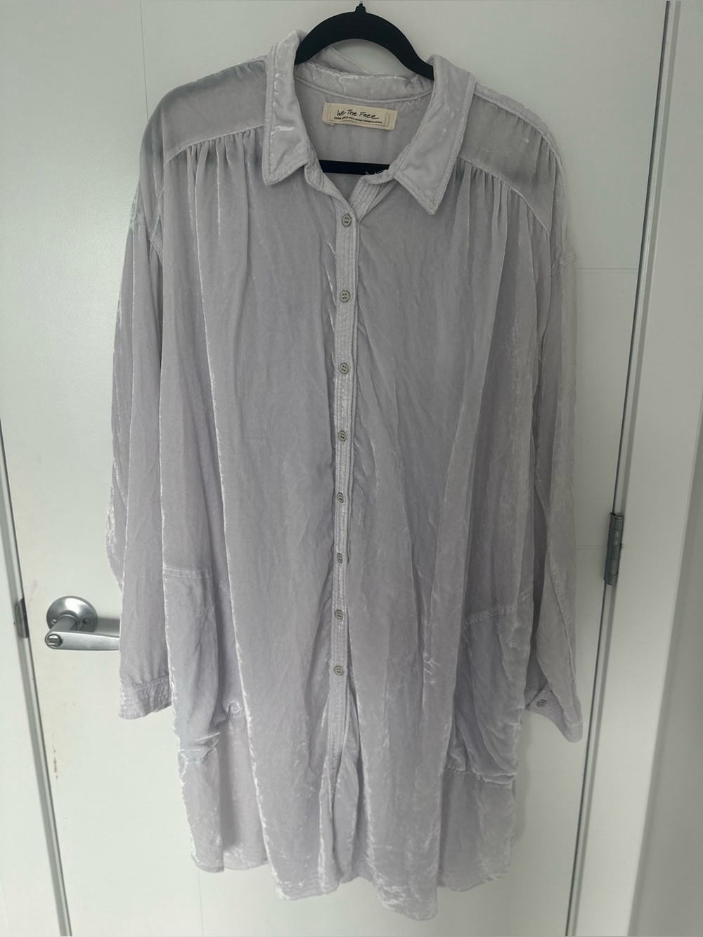 We The Free Velvet Shirt Jacket